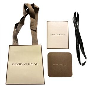 DAVID YURMAN Shopping Bundle (Shopping Bag, Box, Dustbag+)